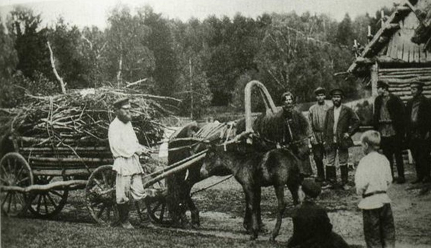 Rural peasants in days gone by.